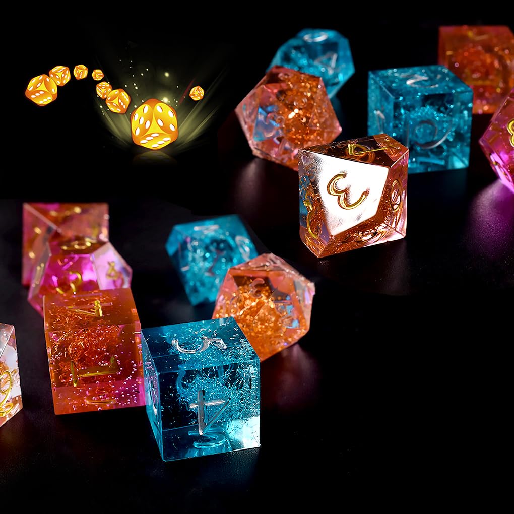 Amazon.co.jp: FineInno シリコンモールド 7個セット サイコロ 多面体